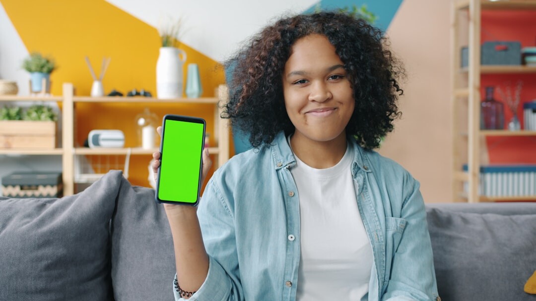 digital ad on phone